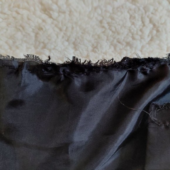 Pencil pinstripe skirt with pockets and chain details *repaired damage* - Picture 8 of 8